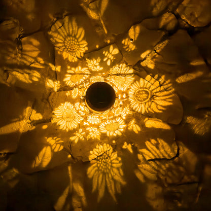 Cawabocy Birthday Gifts for Women Mum Grandma, Sunflower Solar Lanterns Garden Decorations, Solar Garden Lights for Patio Yard Pathway
